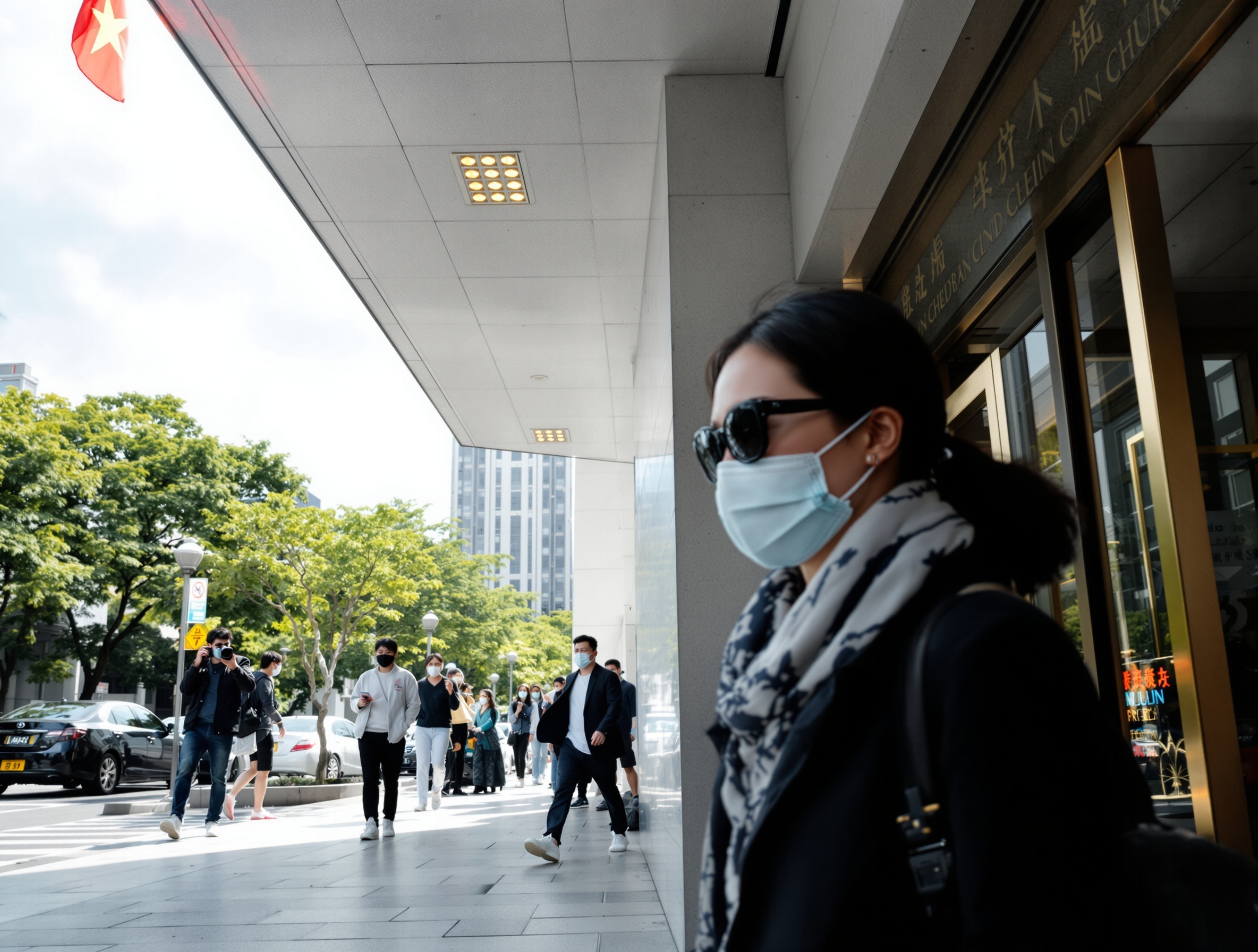 某女星被拍到独自现身民政局，疑似与圈外男友离婚手续办理中